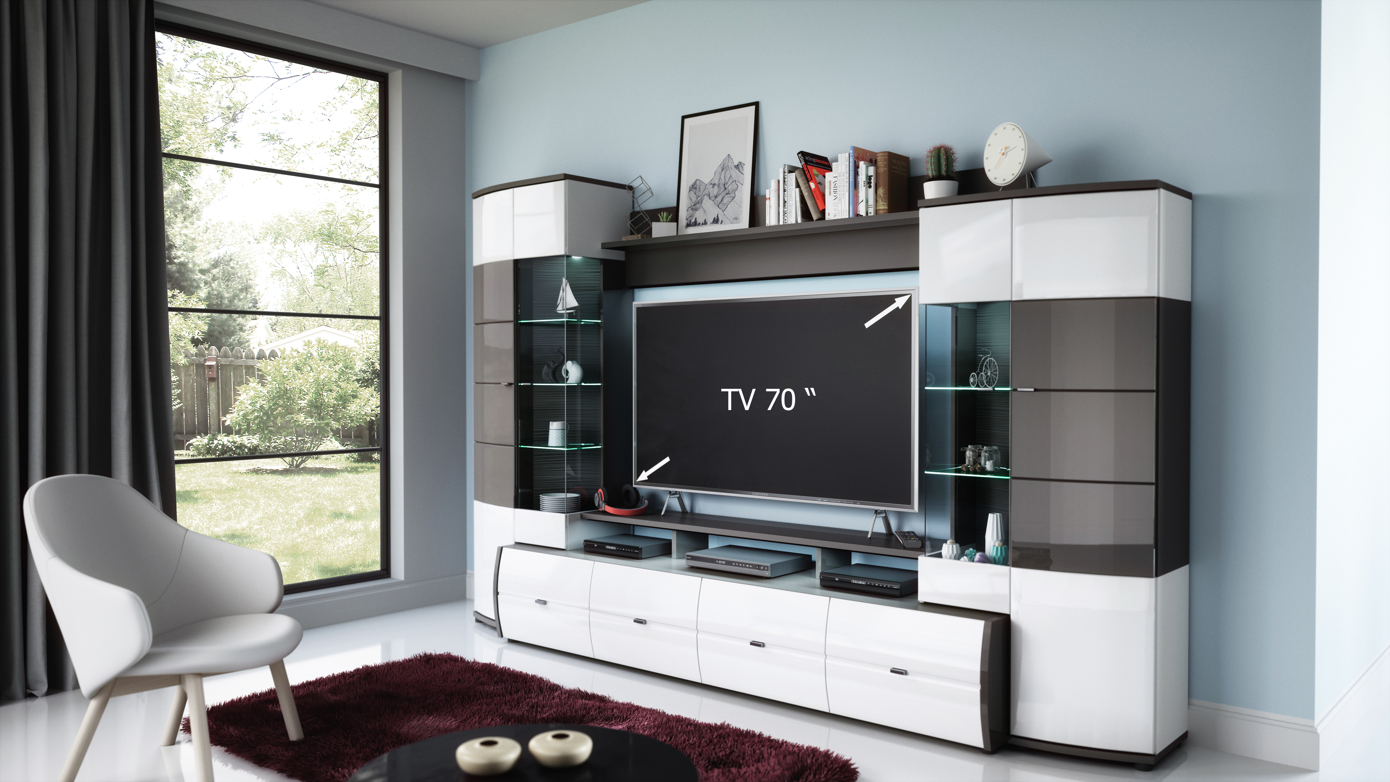 Anbauwand Trendy